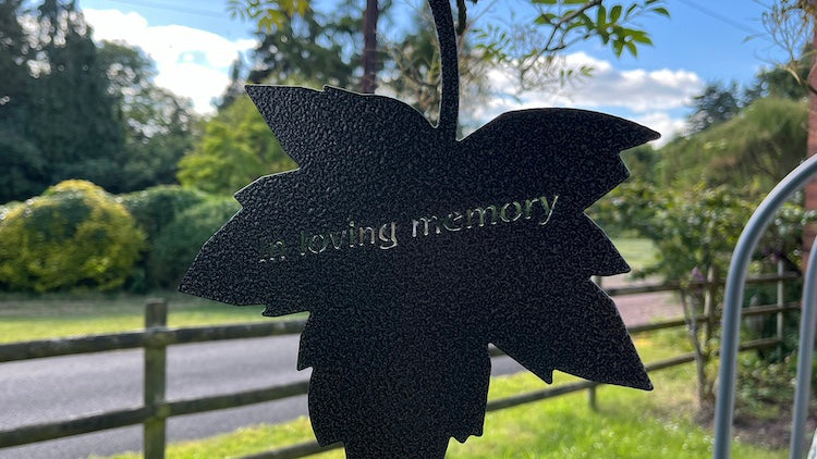 The Foalyard Hanging Falling Leaves garden decor