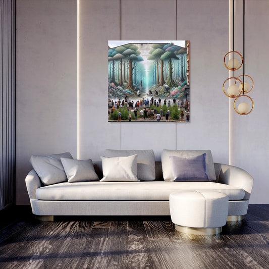 Forest Mural Oasis Canvas