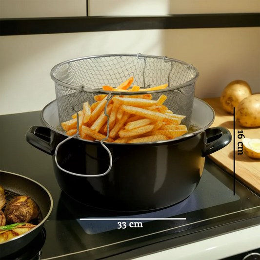 Telo Black Deep Fryer