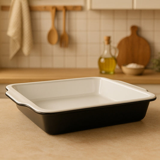 Ecocook Black Baking Dish With Handles