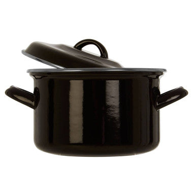 Porter Small Black Casserole Dish