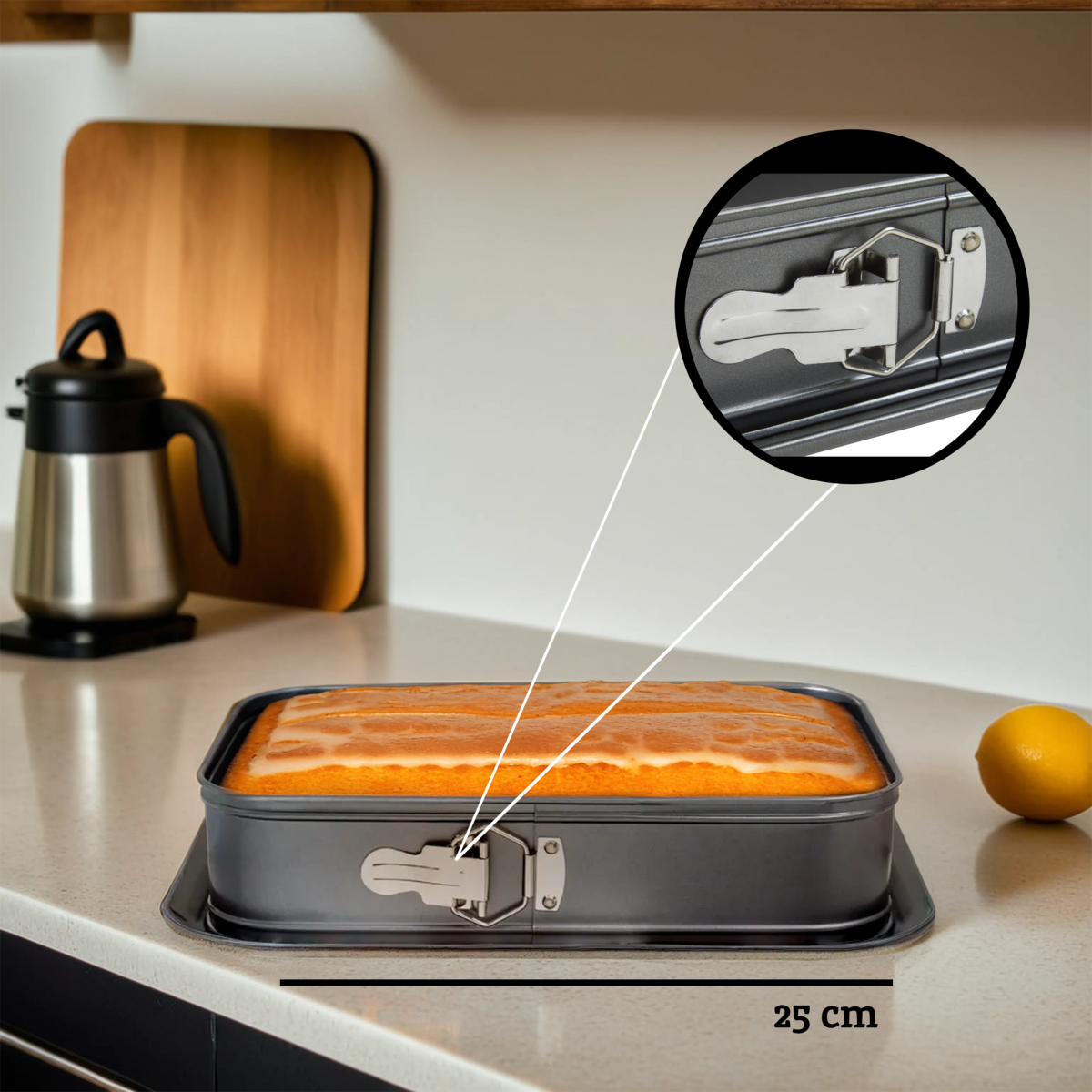 Non Stick Rectangular Cake Tin | From Scratch
