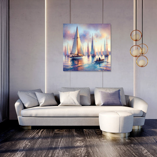 Dawn's Regatta Canvas