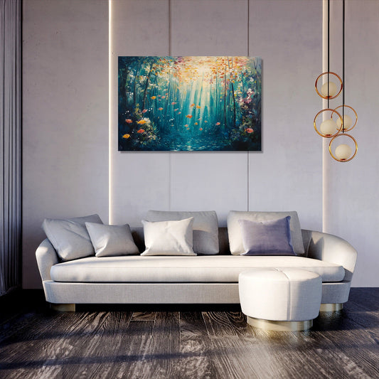 Submerged Woodland Canvas