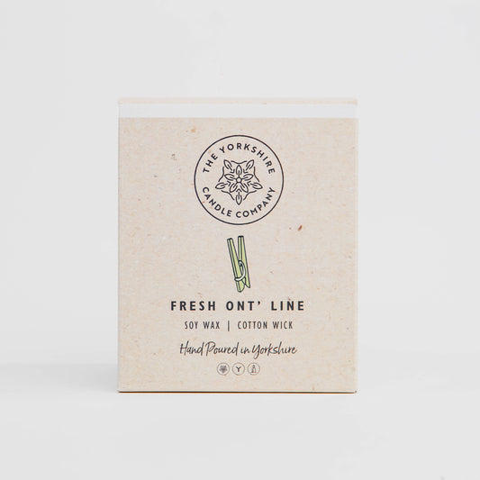 Fresh Ont' Line, Candle in Glass Tumbler