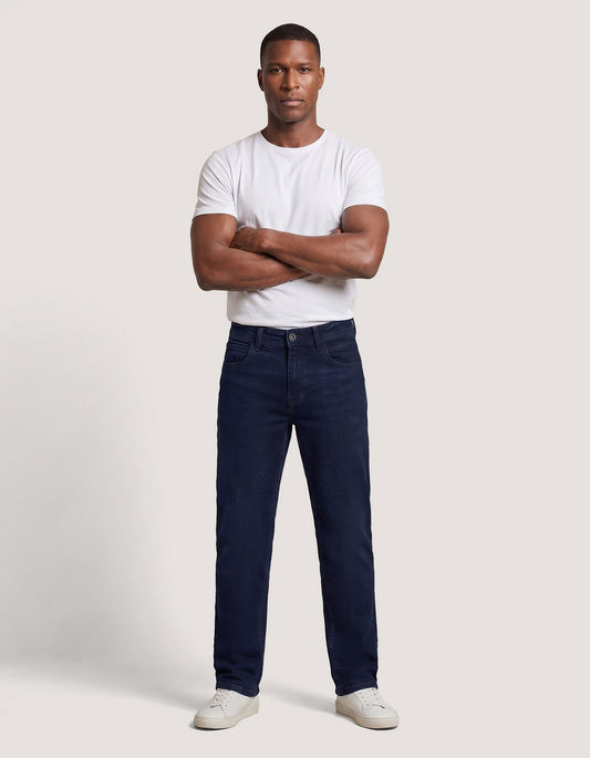 Dark Indigo Stretch Jeans - Classic 5 Pocket Fit