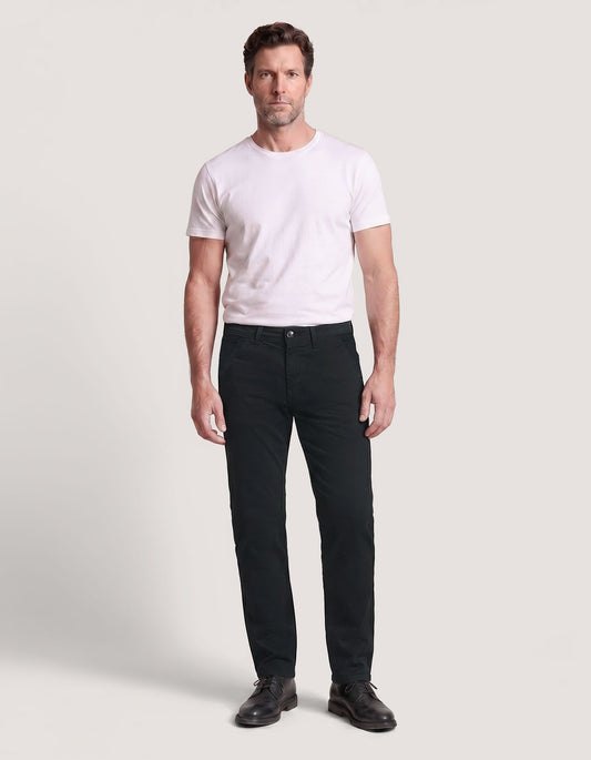 Black Cross Pocket Jeans - Smart Casual Stretch