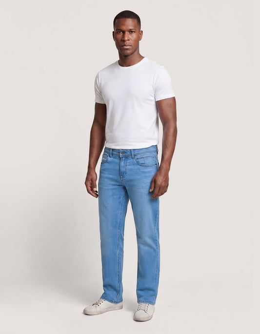 Ice Blue Comfort Stretch Jeans - Regular Fit