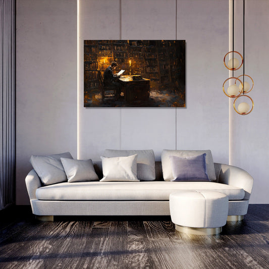 Writer's Parchment Canvas