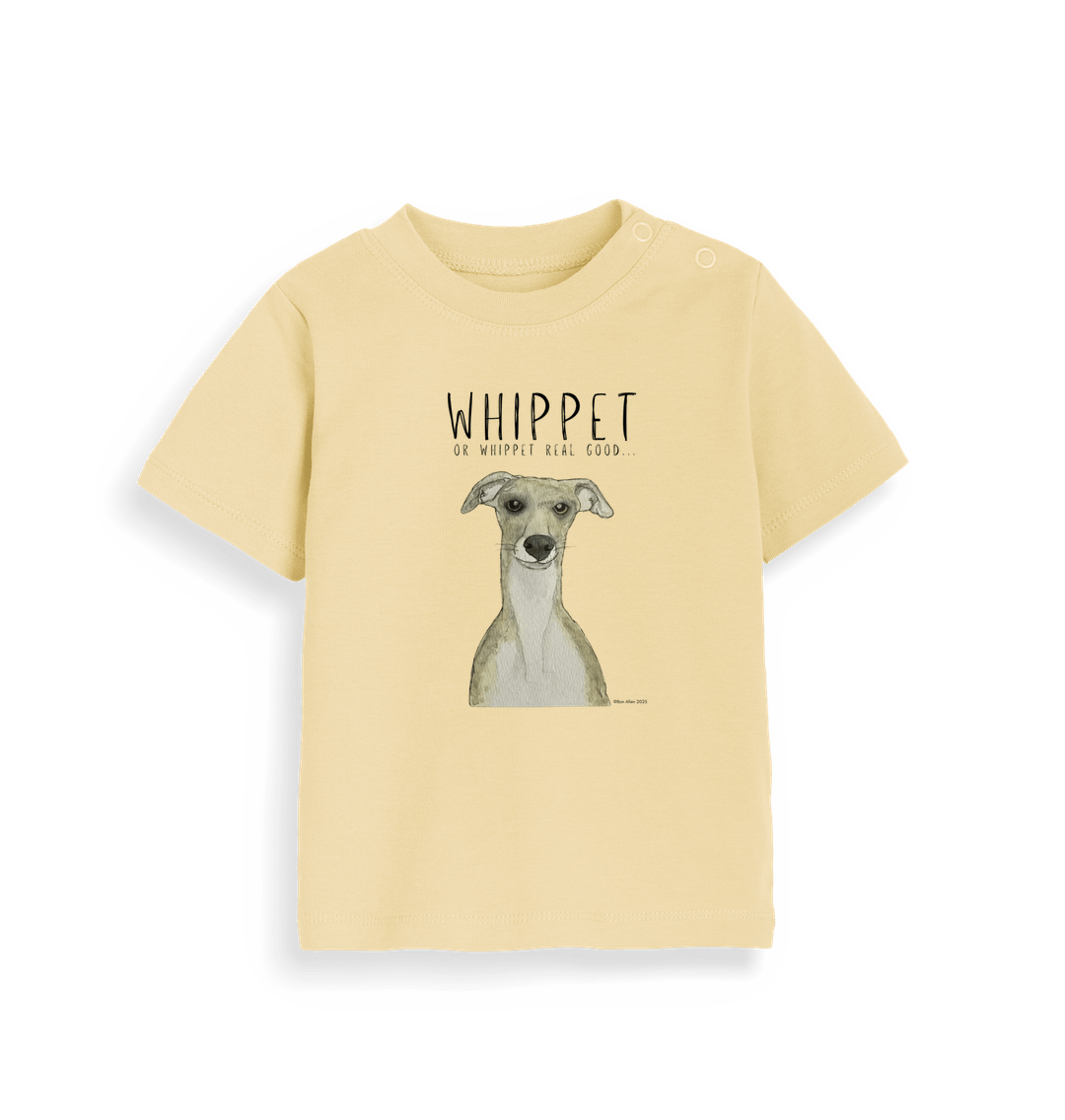 Tiny Human, Big Whippet Energy! Baby T Shirt