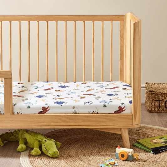 Safari Organic Cotton Fitted Sheet