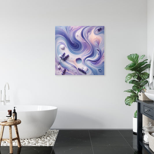 Lavender Bath Bliss Canvas