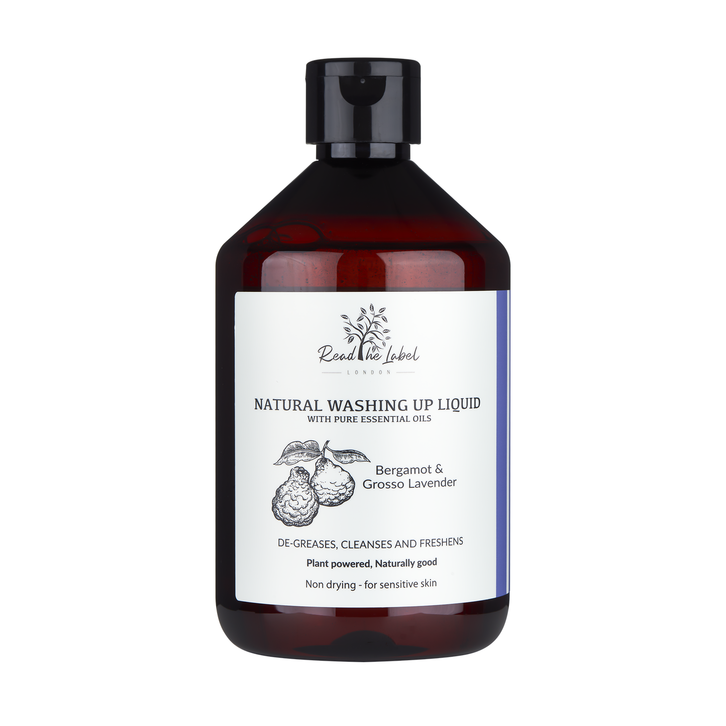 Natural Washing Up Liquid – Bergamot & Grosso Lavender