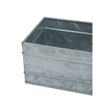 Rectangular Galvanised Steel Tissue Box | Drummond
