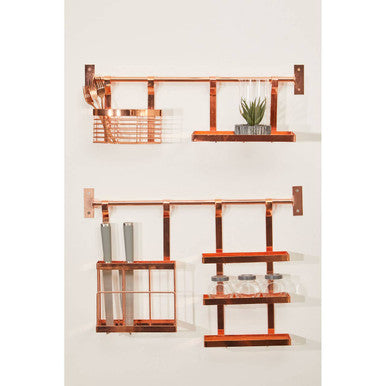 Rose Gold Hanging Storage Rack | Sorello
