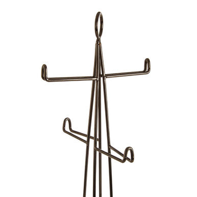 Vertex Black Nickel Finish 6 Cup Mug Tree