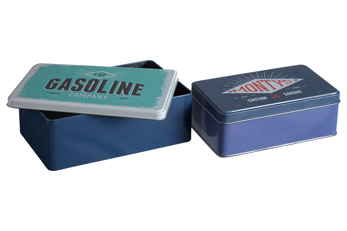 Set of 2 Hot Rod Storage Tins | Paice