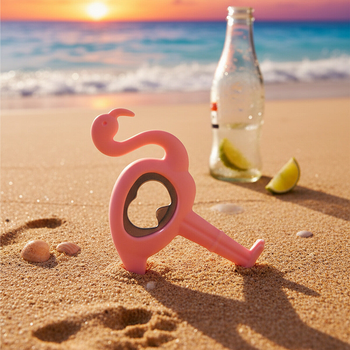 Mimo Pink Flamingo Bottle Opener