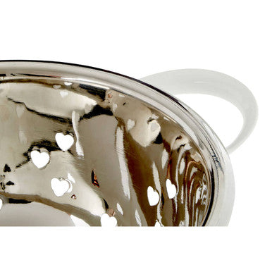 Hearts Design Ivory Colander