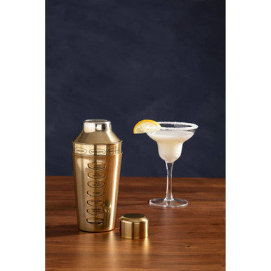 Recipe Brushed Brass Cocktail Shaker