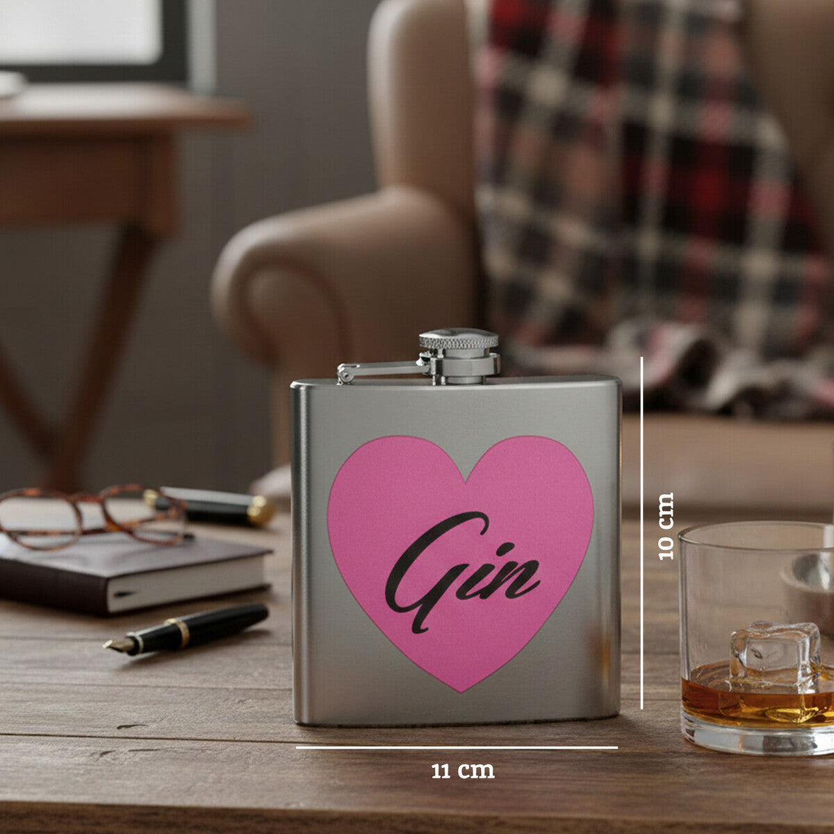 Auden Gin Hip Flask