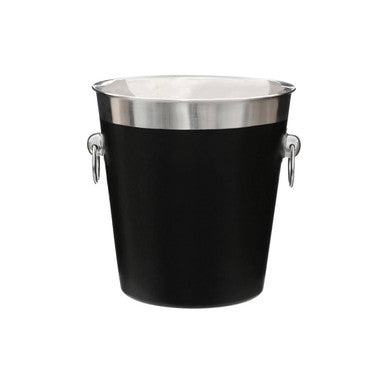 Black Enamel Champagne Bucket
