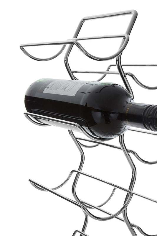 Yaxi 12 Bottles Chrome Wine Rack