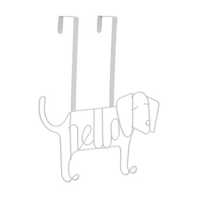 Kirby White Sausage Dog Hanger