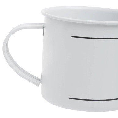 White Metal Mug | Grocer