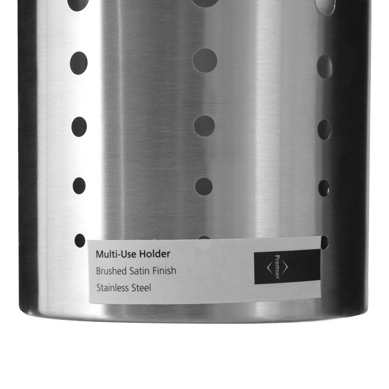 Safira Satin Stainless Steel Cutlery Caddy