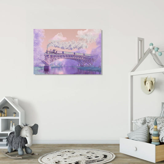Steam Train Dream Canvas