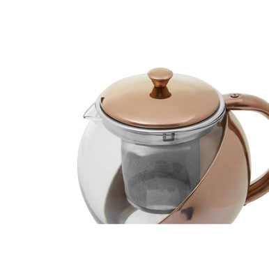 Stainless Steel Teapot With Copper Finished Infuser