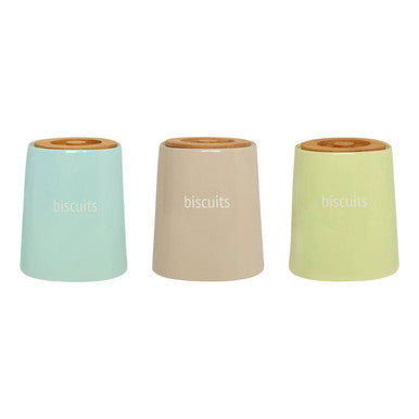Blue Ceramic Biscuit Canister | Fletcher