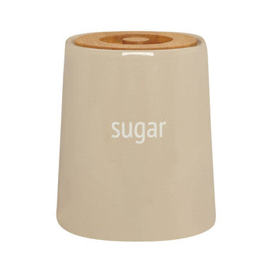 Beige Ceramic Sugar Canister | Fletcher