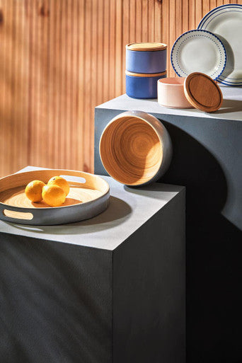 Avie Saturn 12 Piece Blue Dinner Set