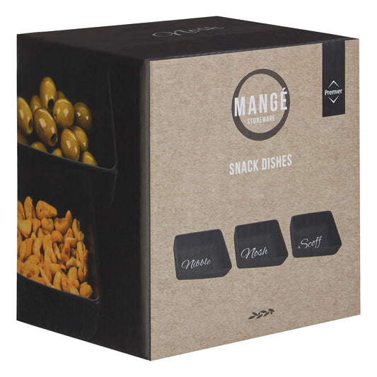 Set of Three Snack Dishes | Mange