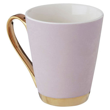 Pastel Pink Frosted Deco K Letter Monogram Mug | Mimo