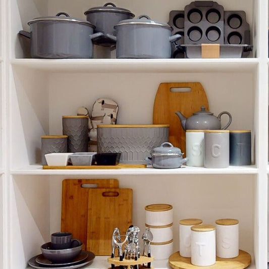 Geome Grey 550ml Storage Canister