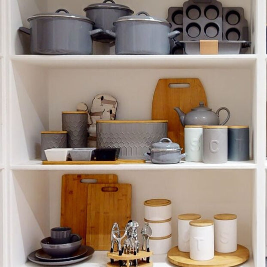 Geome Grey 1250ml Storage Canister