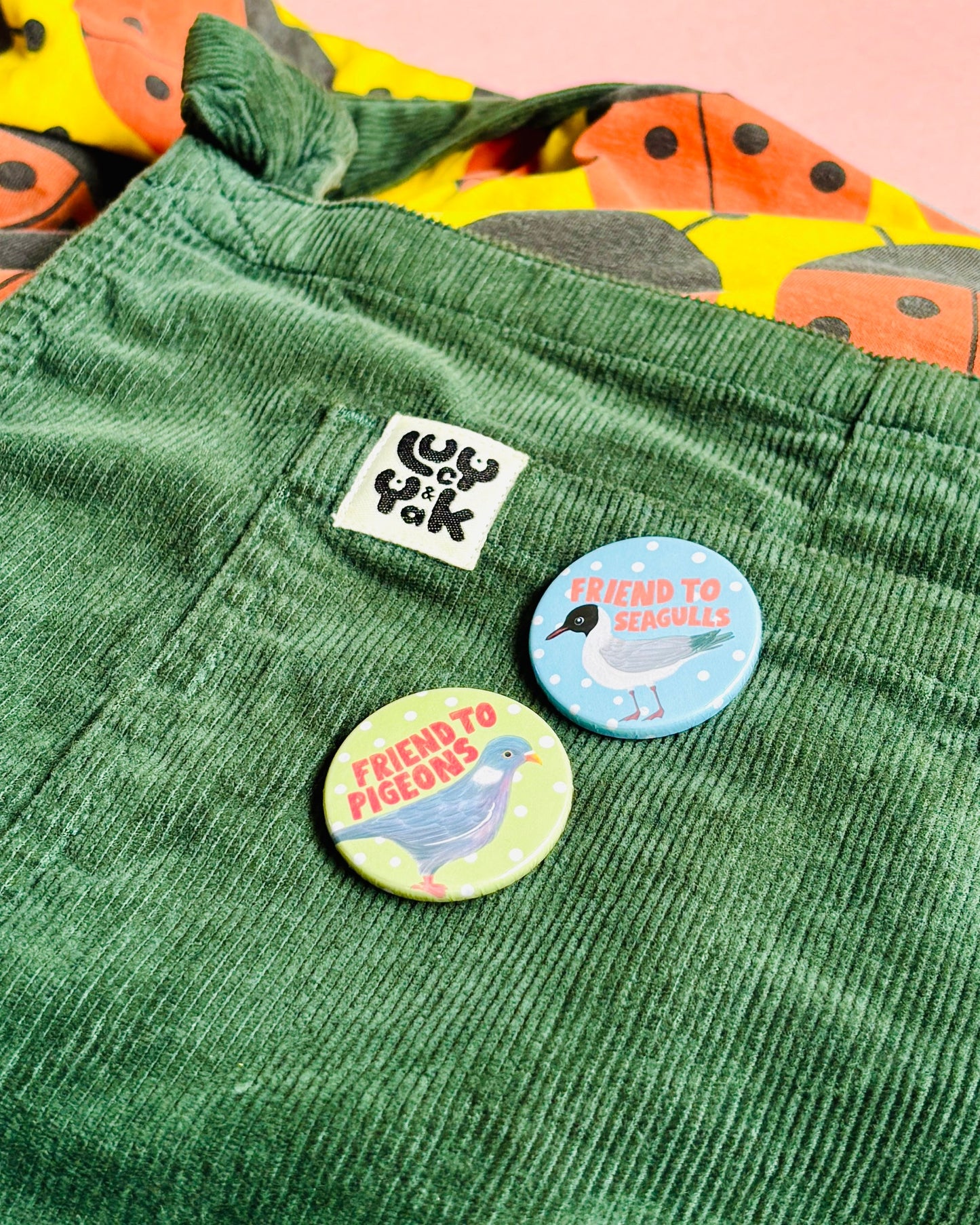 Introvert Gift- Not a Hugger Funny Handmade Badge or Magnet