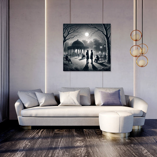 Moonlit Conspiracies Canvas
