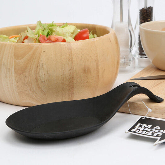 Zing Black Silicone Spoon Rest