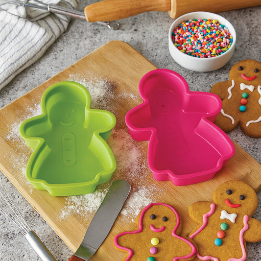 Silicone Baking Gingerbread Ladies Cake Moulds