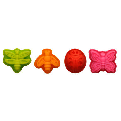 Silicone Set Of Four Mini Cake Moulds