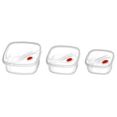 Clear Plastic Storage Containers Set | Kuda