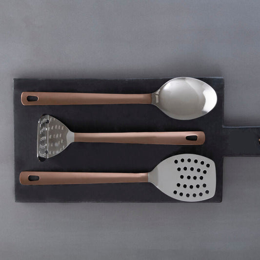 Freya Stainless Steel Spoon with Copper Finish Handle