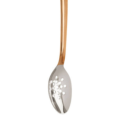 Freya Shiny Copper Finish Slotted Spoon