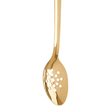 Freya Gold Finish Slotted Spoon