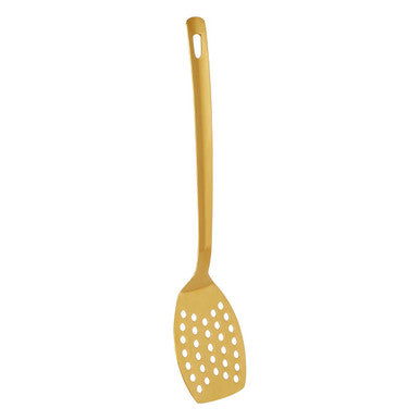 Gold Finish Slotted Turner | Freya