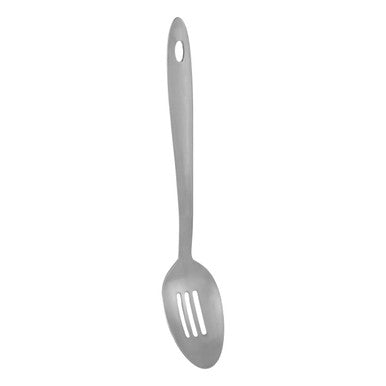 Hera Brushed Stainless Steel Slotted Spoon